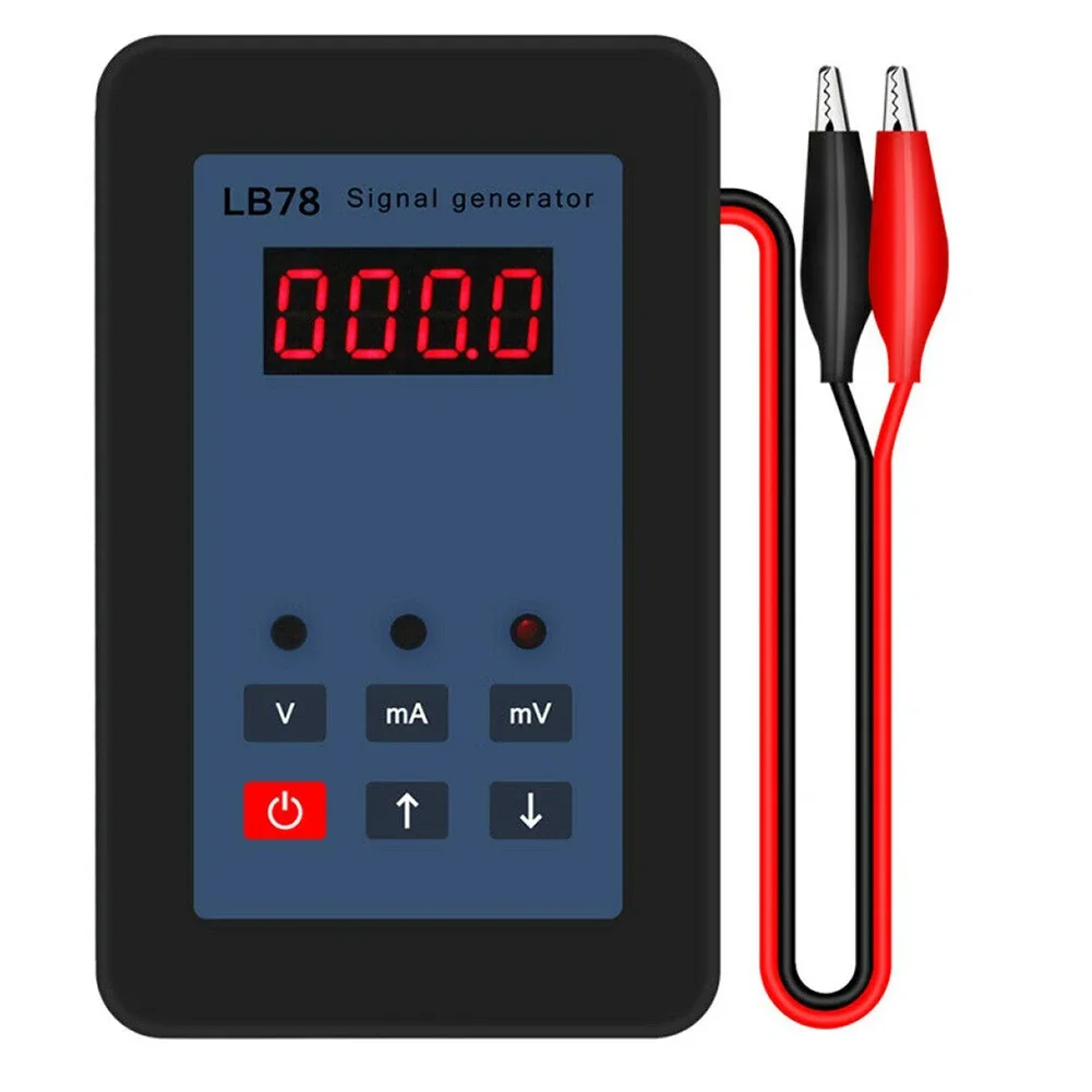 DA Calibrator Tester 4-20mA Signal Generator Built-in Battery Built-in Quick-break Fuse Fast Response High Temperature Stability