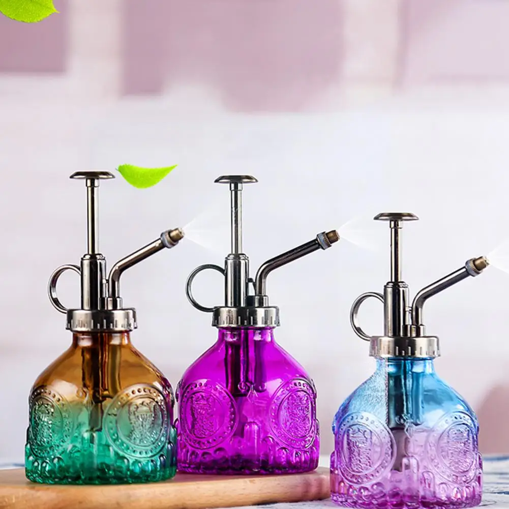 Spray Bottle Watering Kettle Sprayer Bottle Watering Pot Vintage Glass 200ml Garden Water For Plants Spray Bottles MPumpkin Spri