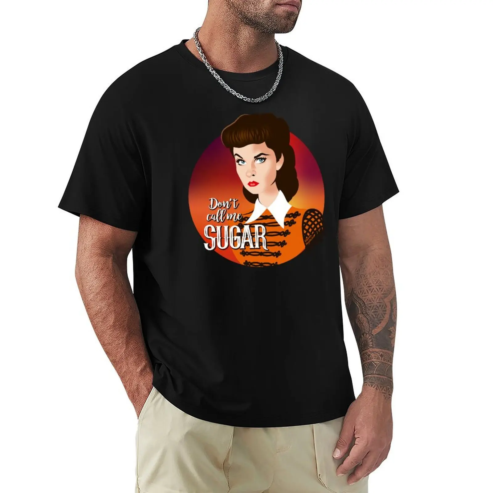 

Sugar! T-Shirt summer tops blacks rapper graphic tees Personalized t-shirt plus size men clothing