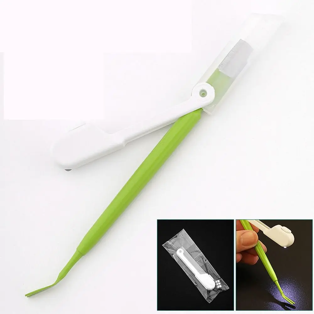 Stainless Steel Pets Tick Removal Tool Scratching Hook Dual Ended Dog Tick Ease Remover Tick Cleaning Tool Led Light