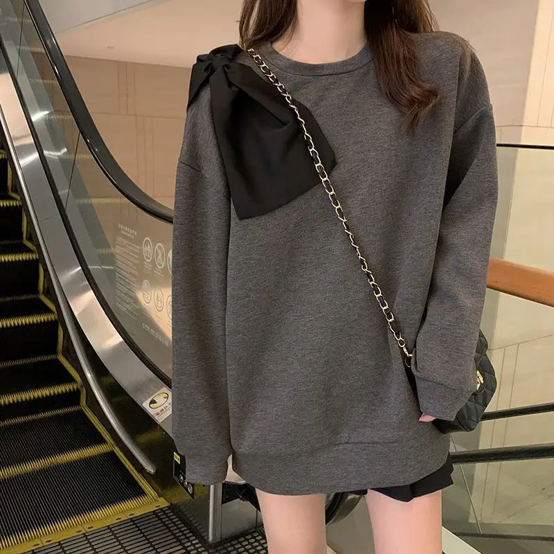 Bluza damska z okrągłym dekoltem Kawaii Pullovers Cute Woman Clothing Cheap And High Quality Y2k Vintage Top Offer 90s Warm E