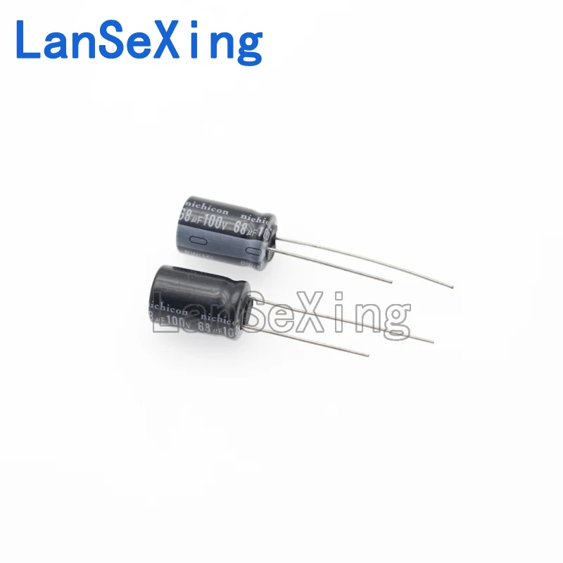 Capacitor eletrolítico Inline, 100V68UF, 20% Volume 10*13mm, 100V68UF