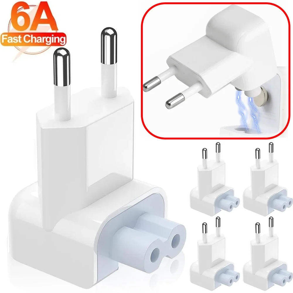 

5-1PCS EU Plug Laptop Adapter Charger Converters for Apple MacBook 45W Magsafe 60W 85W IPad Pro 6A Fast Charging Adapters