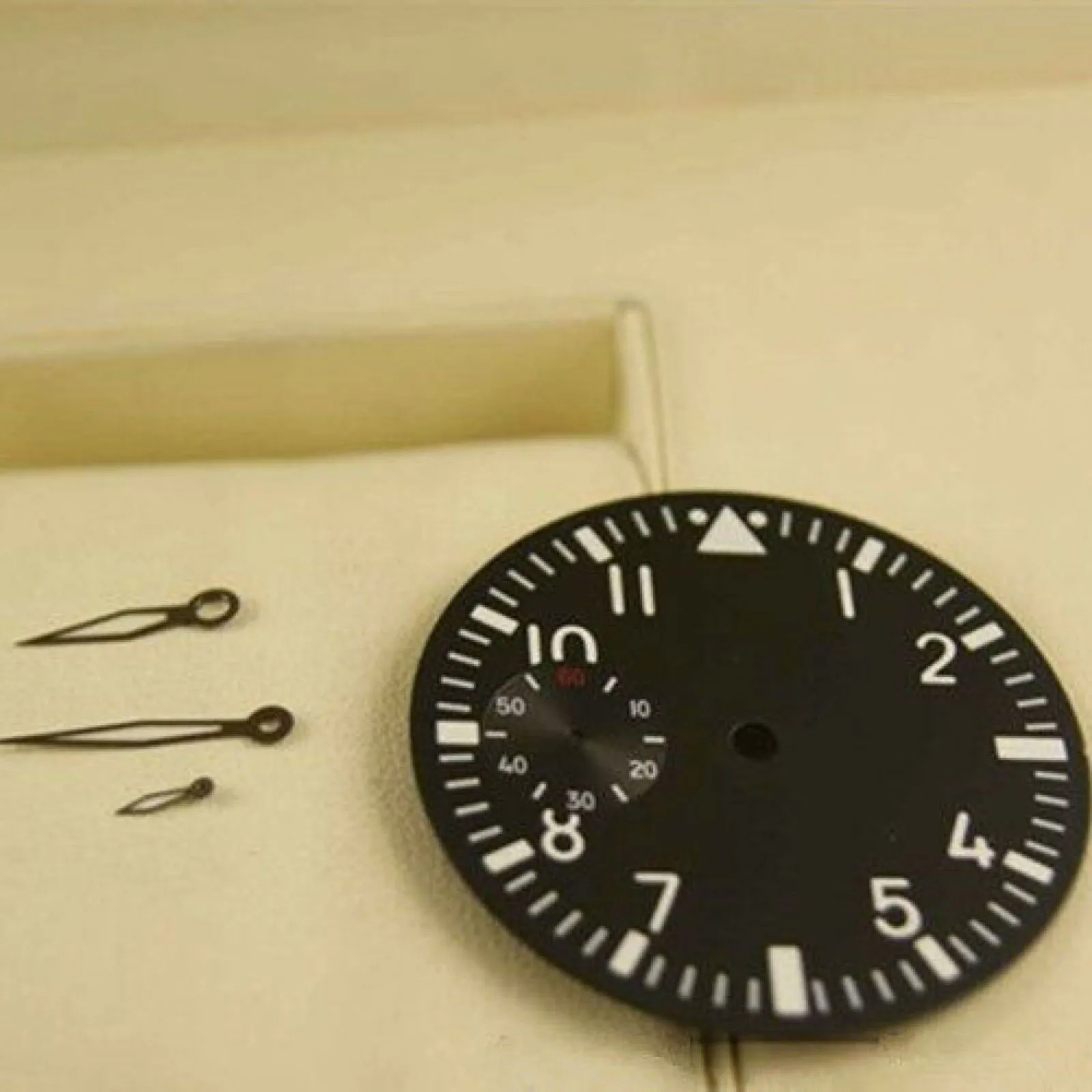 ETA 6497 Seagull ST3600 무브먼트 시계 무브먼트 액세서리 용 핸즈가있는 녹색 빛나는 38.9mm 검정색 시계 다이얼