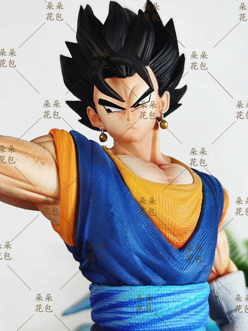 32cm Nowa Figurka Akcji Dragon Ball Son Goku kontra Majin Buu Duży Rozmiar Podwójna Głowa Dekoracyjne Kolekcje Model Gk Zabawka Prezent