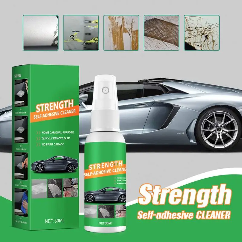 30ml Car Sticker Remover Sticky Residue Removal Car Glass Label Cleaner Adhesive Glue Spray For Car Accessories