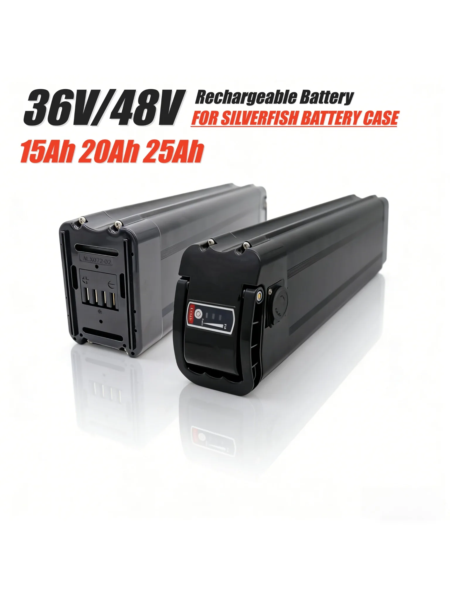 36V 25Ah 48V 20Ah Batterij 18650 Li-ion Oplaadbare Batterij Ingebouwde Bms voor Silverfish 250W-1000W Bafang Motor Kit met Oplader - afbeelding 2