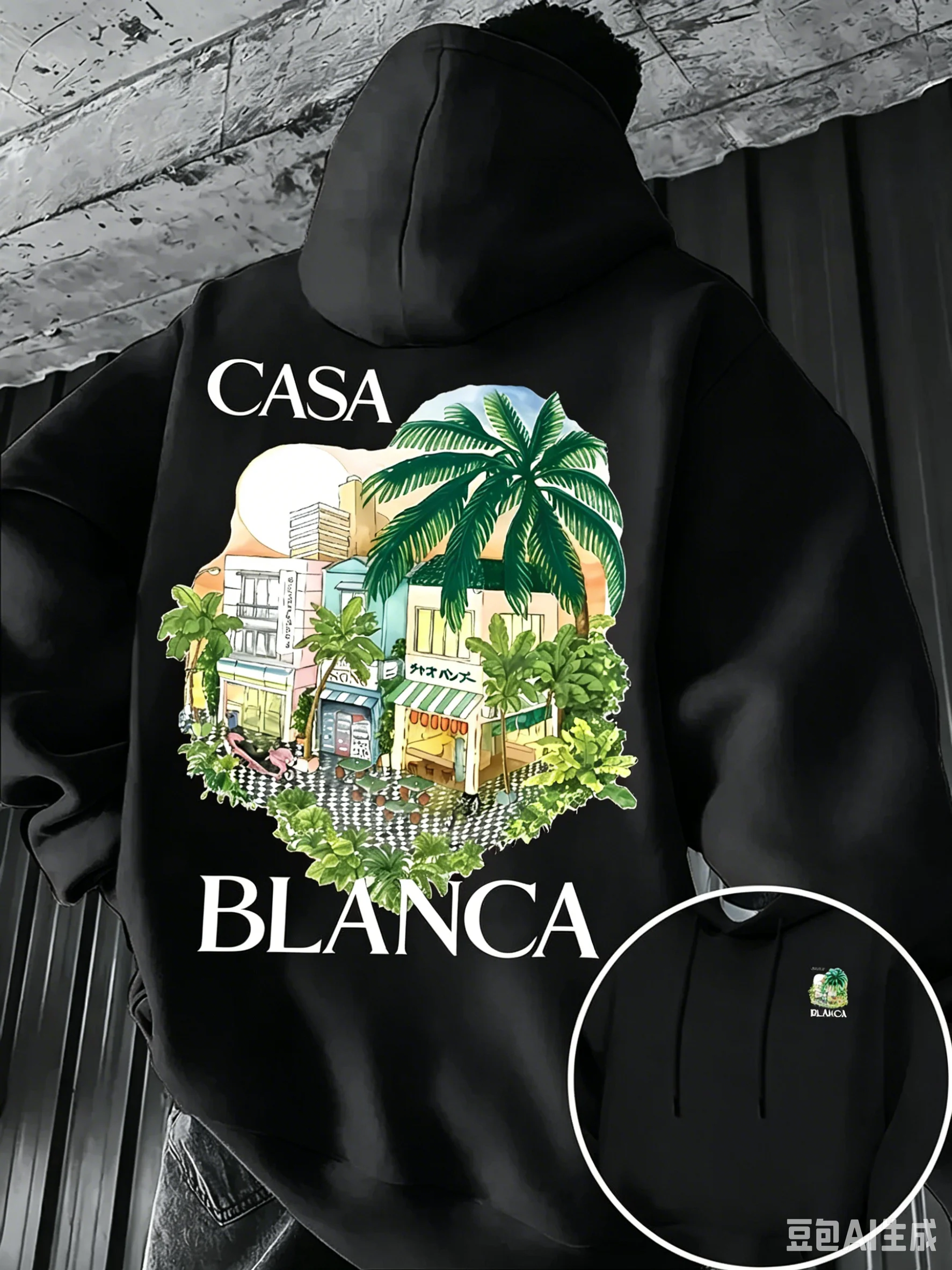 Streetwear Outfit Brand - Felpa con Cappuccio Oversize di Lusso