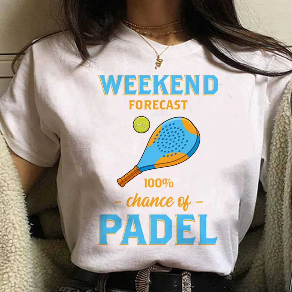 

Padel t shirt women graphic anime summer Tee female graphic anime designer clothes