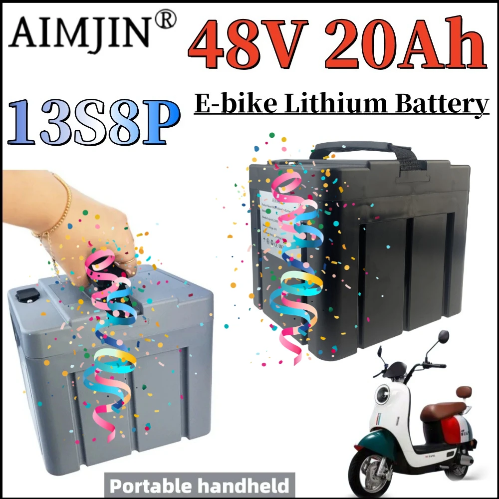 

48V/52V/60V 20Ah Lithium Battery Pack Air fast transportation High Capacity Power 18650 Lithium Battery Suitable for 250-3000W