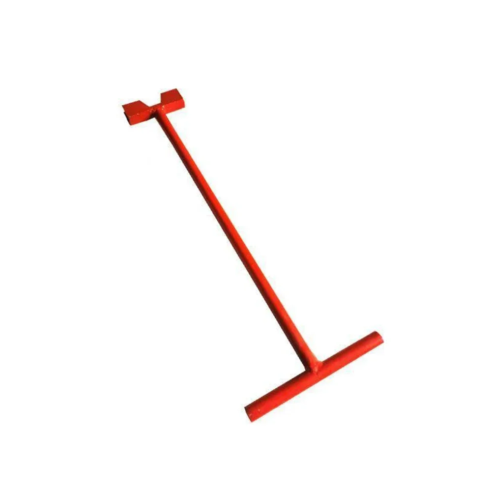 Extension Rod for Deep Well Valve Operation with Dual Ear and T Handle Made from Thickened Iron for Durability