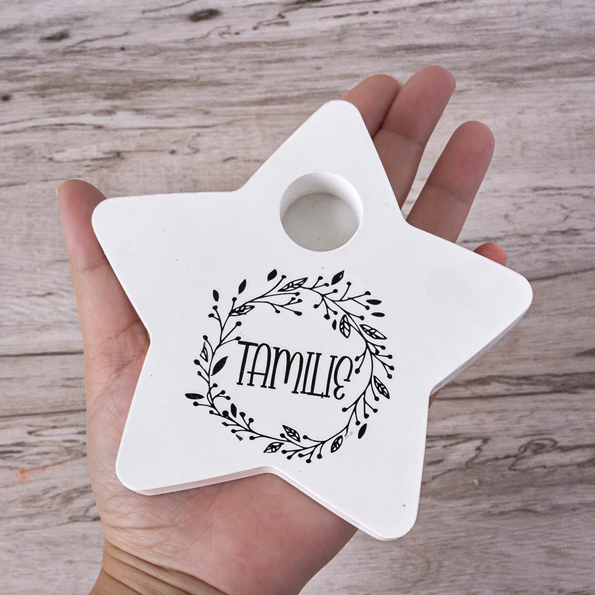 별 모양 캔들 홀더 실리콘 몰드 창의적인 석고 캔들스틱 캔들 용기 긴 왁스 베이스 공예 몰드 홈 데코 용품