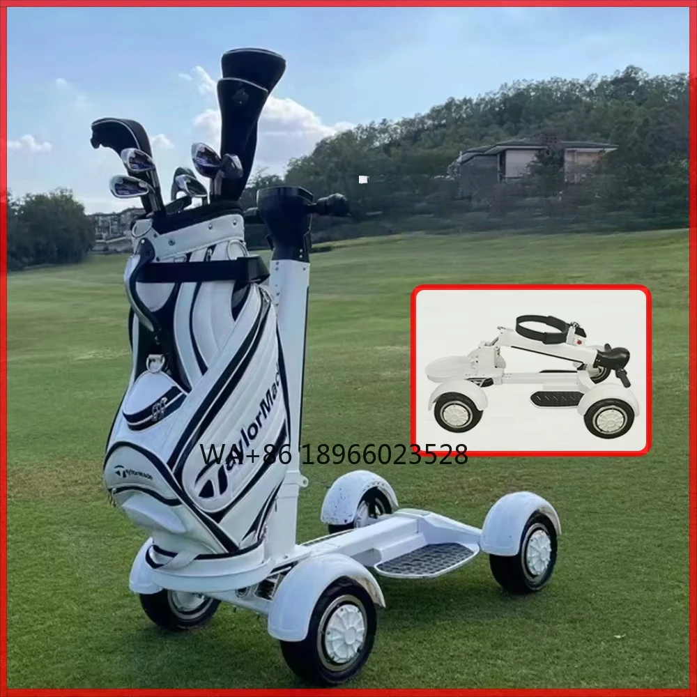 

RETUOL Runtu four-wheel electric golf cart folding playing artifact course scooter can be exported across borders