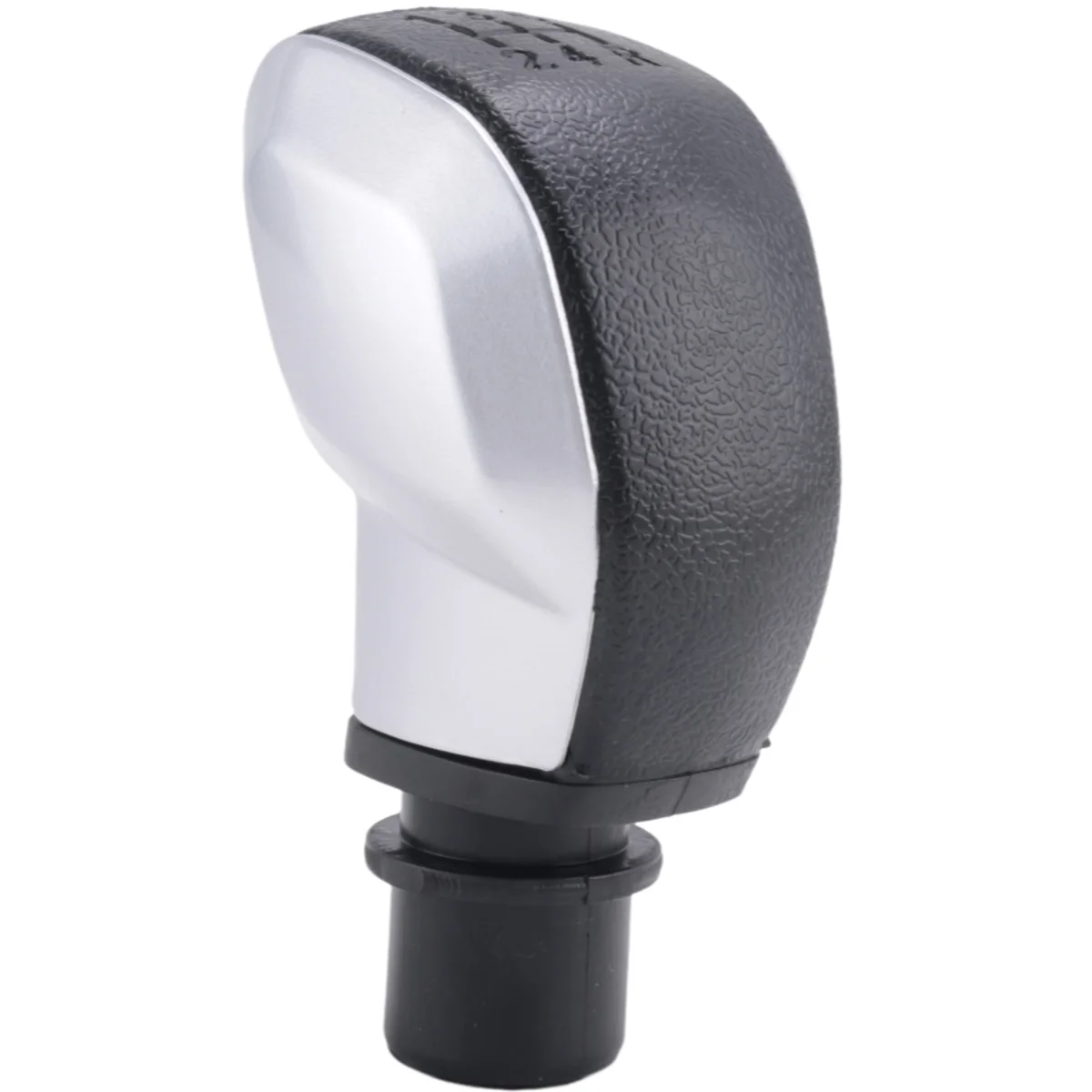 Car Accessories 5-Speed Gear Shift Knob Head Shifter Black Silver for Peugeot 60