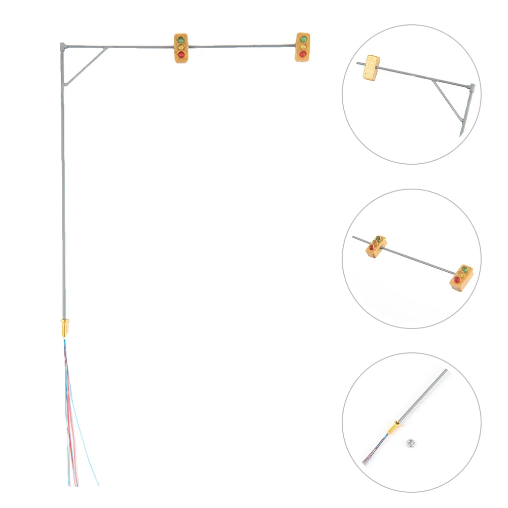 

Model Train Lights Models Luminous Signal Railroad Lamp Mini Traffic Scene Decor