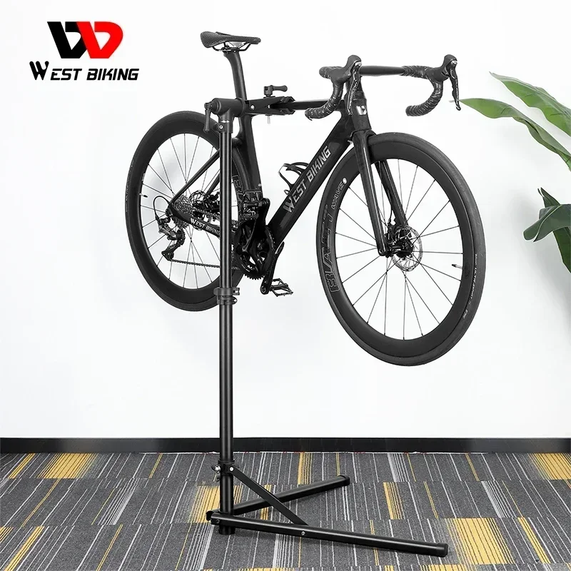 WEST BIKING Multipurpose Bike Repair Stand Storage Foldable Bicycle Display Stand Professional Bike Maintenance Wall/Floor Racks