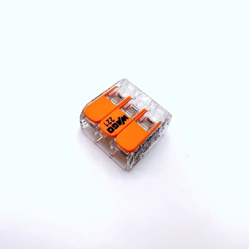 Original 221 Push In Wire Connectors Copper Can Connect Quantum Board with Quick Wire Terminals for Planting Light Cable