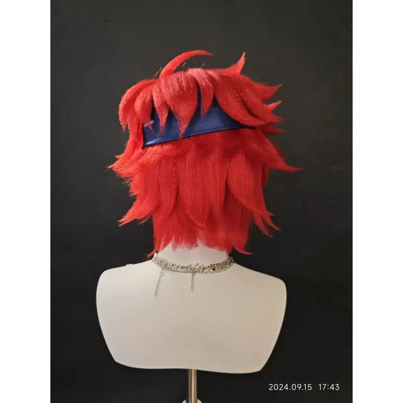 lili 123Styled SK∞ SK8 L'infinito ‌ Kiano Reki ‌   Hasegawa Ranga COS Festa di Halloween con capelli sintetici rossi resistenti al calore personalizzati