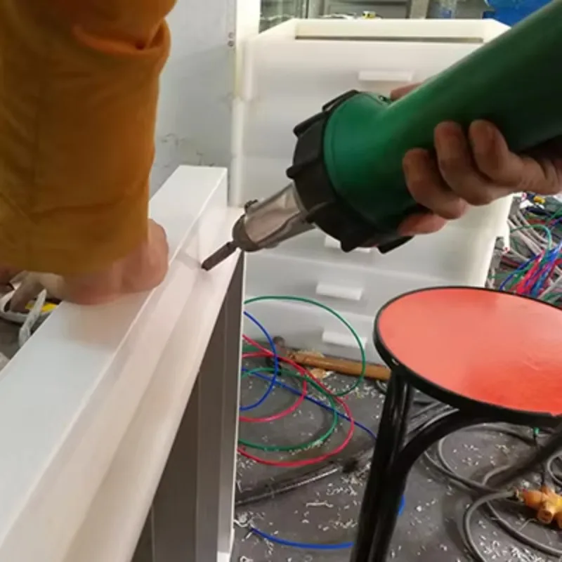 

Ручной пистолет для сварки пластика горячим воздухом 1600 Вт, комплект для сварки ПВХ, набор для сварки кровли