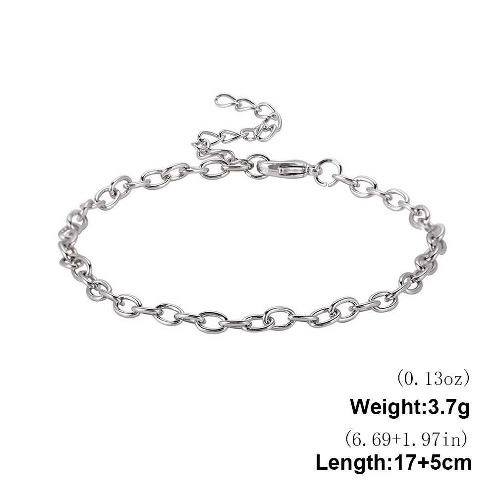 100PCS Alloy Bracelets