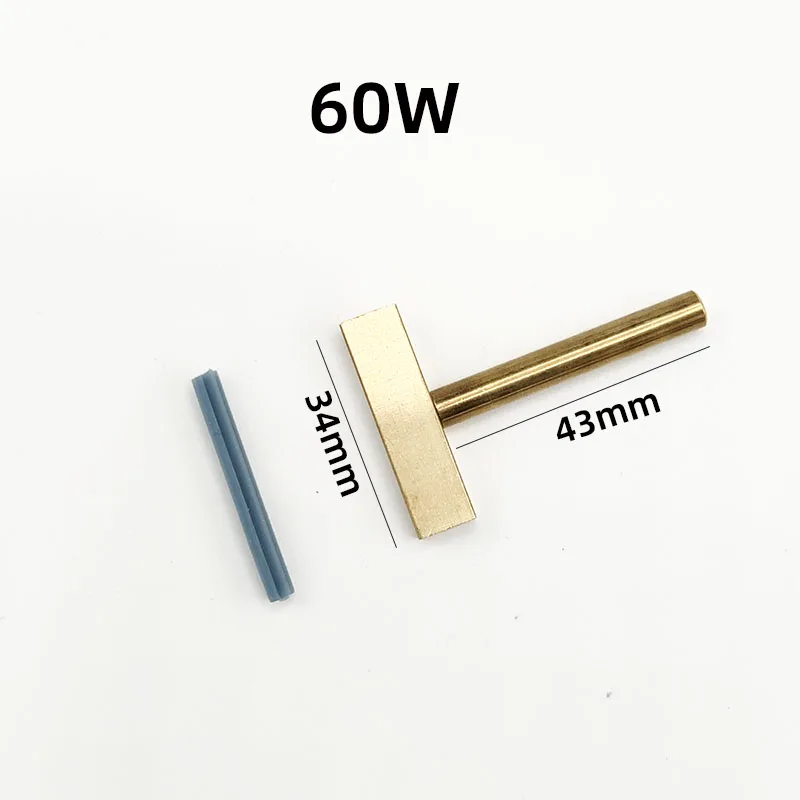 40W 60W 936 T type soldering iron all copper liquid crystal flat wire welding tool Zebra paper screen wire hot pressing tip