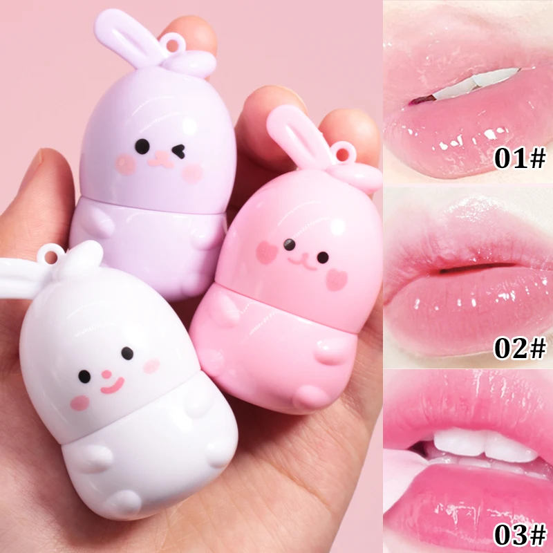 Goody Bunny Lippenbalsam Farbwechselnder Feuchtigkeitsspendender Reparierender Lippenstift Wasserfest Anti-Trockenheit Rissiger Lippenstift mit Farbwechsel bei Wärme