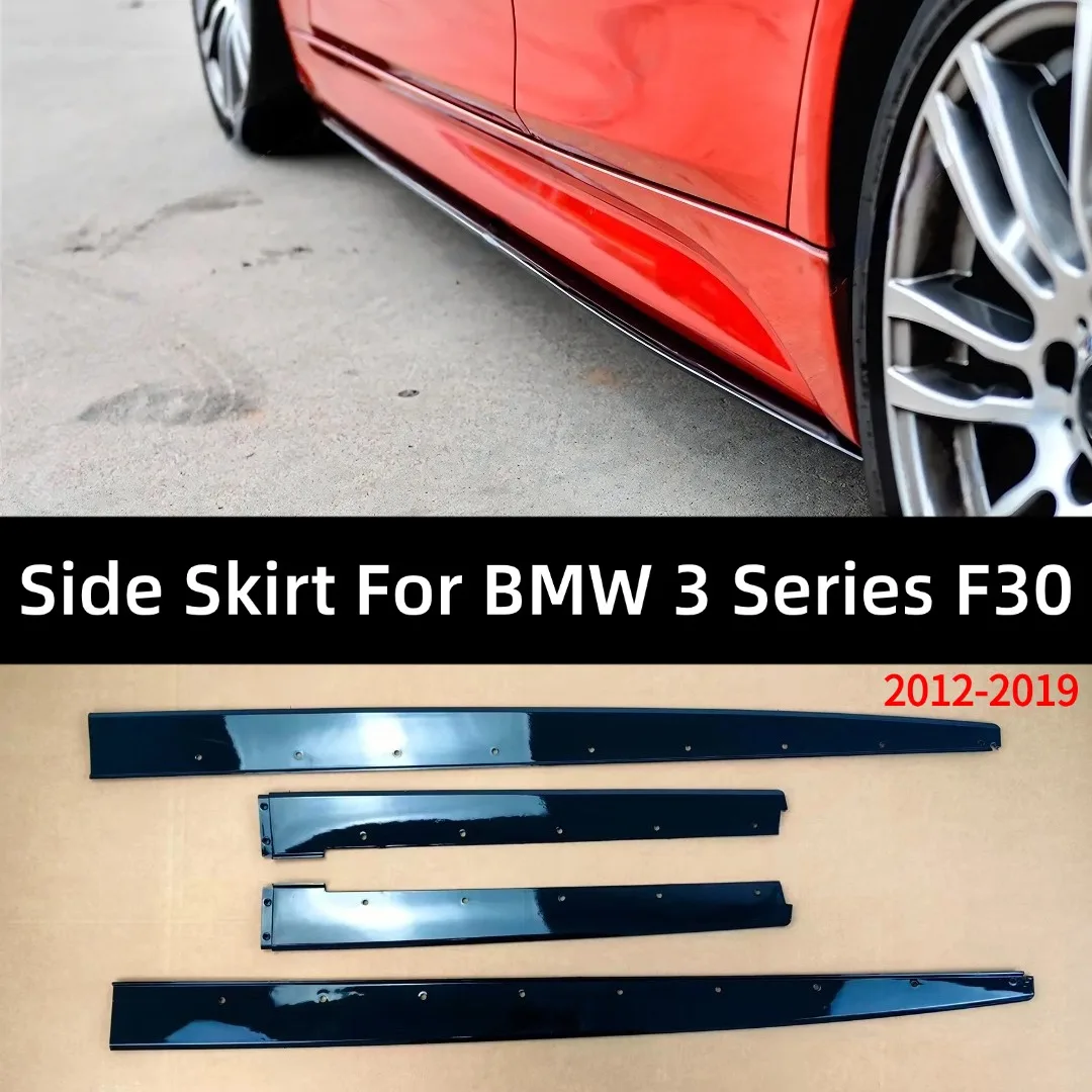 Für BMW 3er F30 M Sport 2013-2019 MP Style Auto-Seitenschweller Lippe Spoiler Splitter Diffusor Tuning-Teil Auto-Seitenschweller-Verkleidung