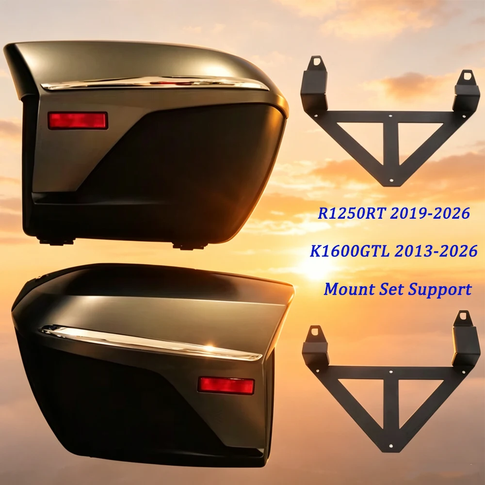 For BMW K1600GT Accessories K1600GTL 2013-2026 R1250RT 2019-2026 R1200RT 2013- Motorcycle Original Case Wall Mount Set Support