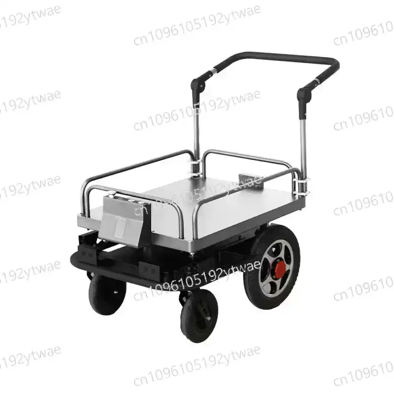 FOLO-200 Driverless Follow Cargo Robot Cart, 100KG Heavy-Duty Four-Wheel Automatic Tracking Transport Trolley
