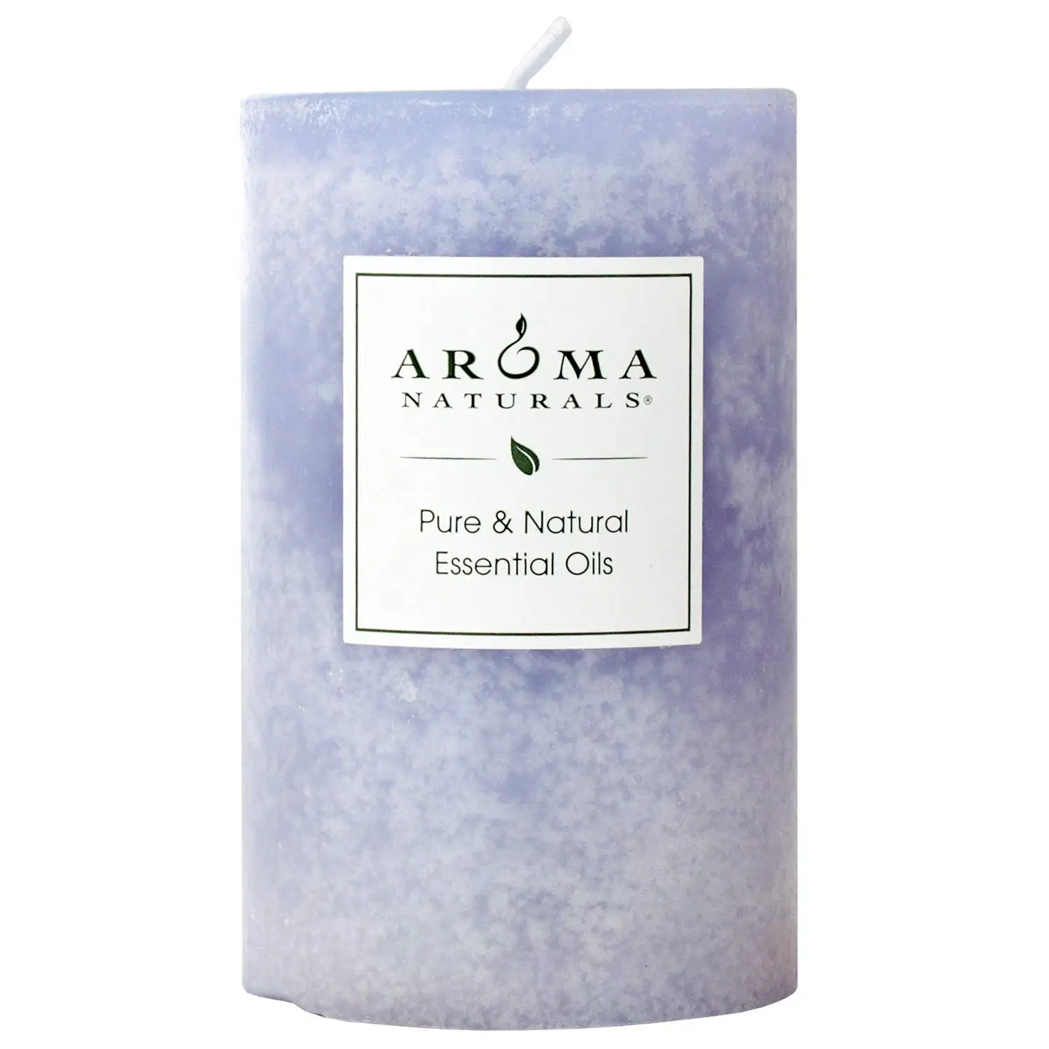 Essential Oil Tranquility Pillar Candle, 2.5" X 4", Lavender, 11 Ounce