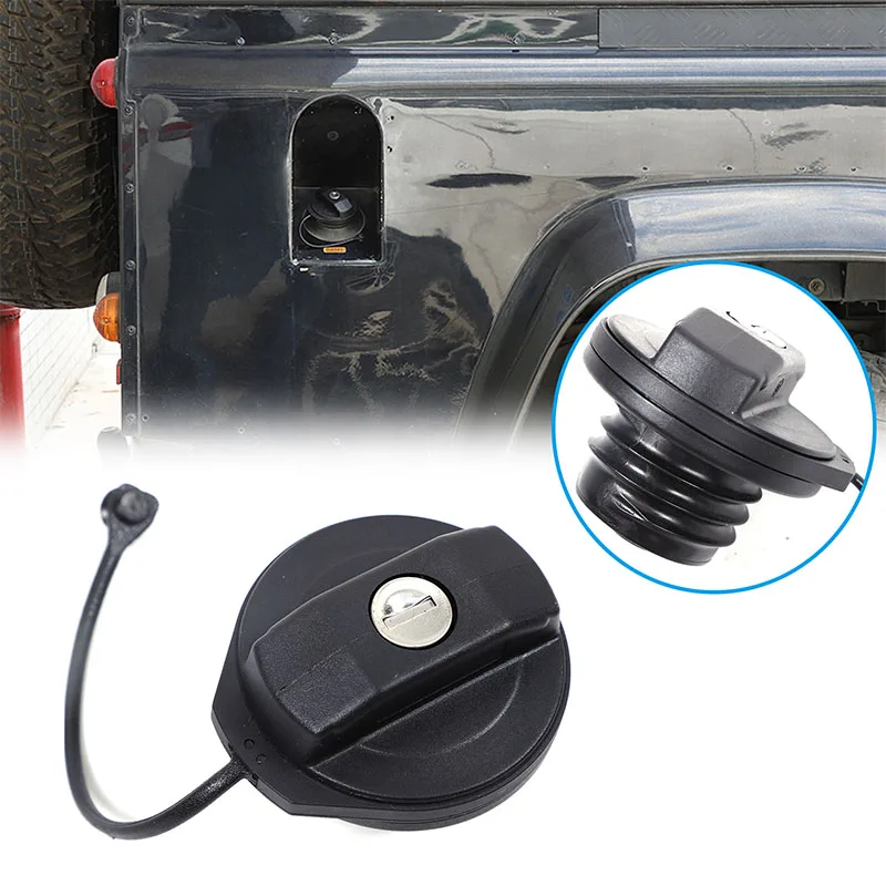 

For Land Rover Defender 90 110 130 2004-2018 Locking Fuel Filler Cap With Keys Car Modification Accessories