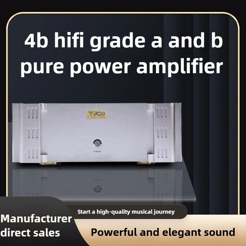 

4B Fever Gold Seal High Power Balanced Input Pure Post-Stage HIFI Home Class A and B Audio Power Amplifier Professional Test