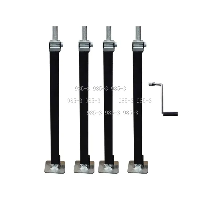 High Lifting Jacks for Camper Caravan Trailer Electric & Manual Backpack Trailer Jack Stand Set of 4