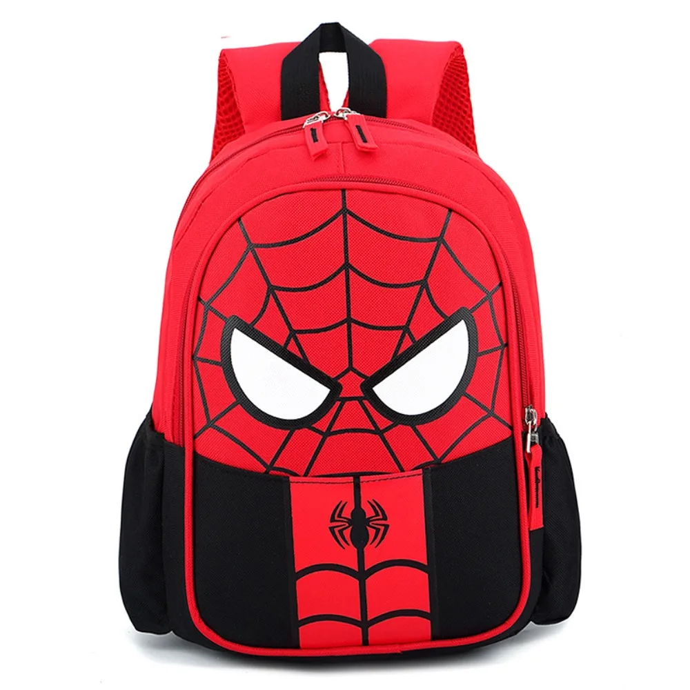 Kindergarten Cartoon Character Backpack Children's Backpack Baby Can Use Boy's Favorite Superhero Iron Man Spider Man Backpack