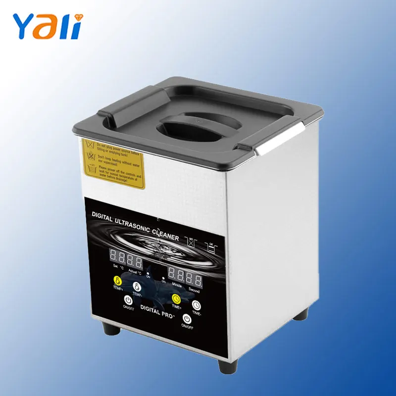 

2L Industrial Ultrasonic Cleaner Digital Timer Stainless Steel Bath Jewelry Glasses Watch Cleaning Machine