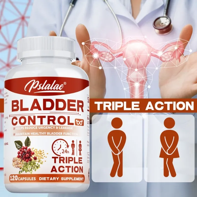 

Bladder Control - Supports Urinary Tract Function & Bladder Health,To Cleanse and Protect The Kidneys & Bladder - 120 Capsules