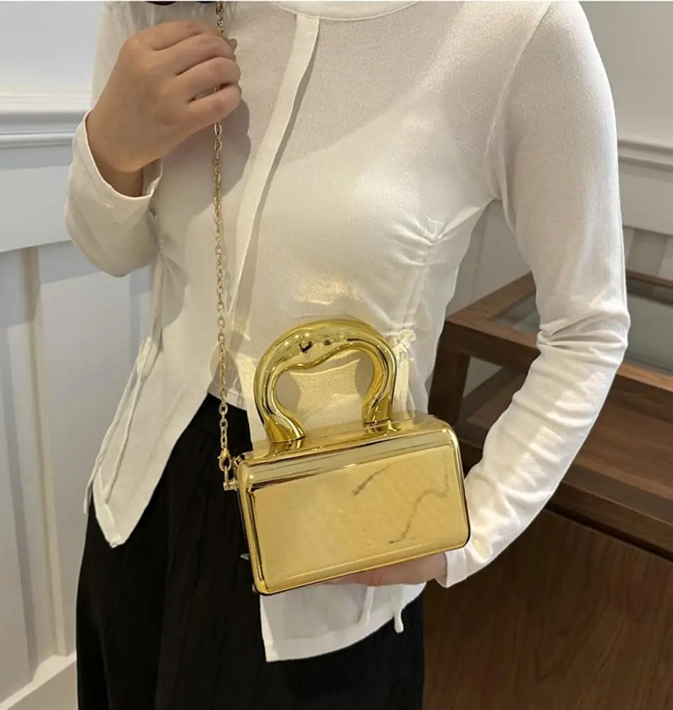 2024 new high-quality small fragrant style single shoulder crossbody small square bag