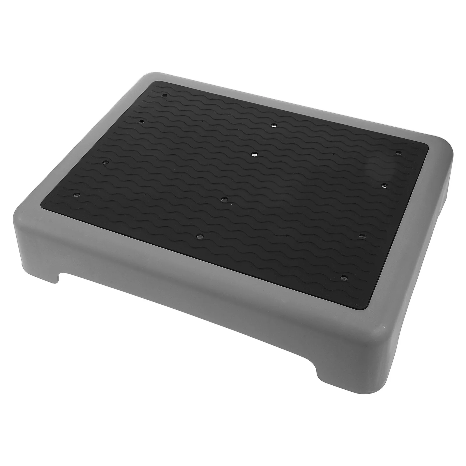 

Plastic Non-Slip Bathroom Step Stool 44x34cm Mobility Assistance Footrest Platform for Elderly Kids Pregnant Women Toilet