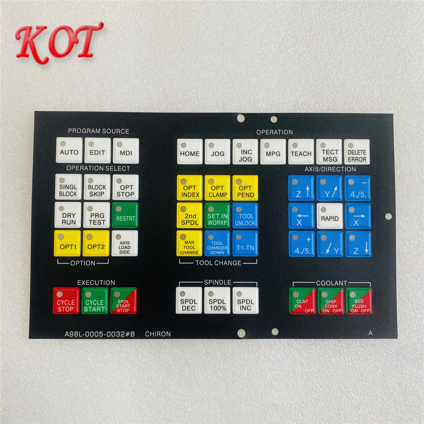 

New Keypad For Fanuc Machine Operator Panel A98L-0005-0032#B -- Membrane switches Keyboards Keypads