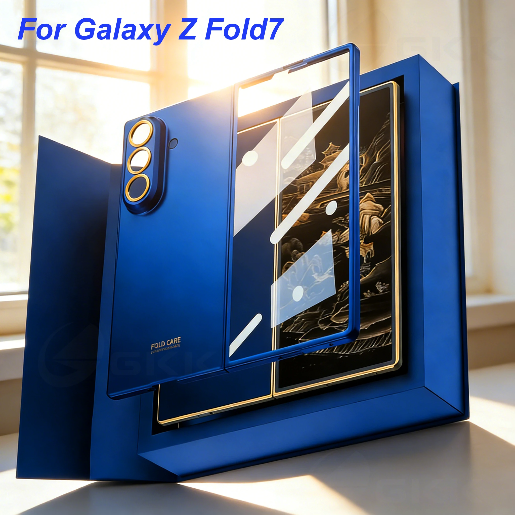Oryginalne etui GKK do Samsung Galaxy Z Fold 7 6, ultracienkie, o regenerowanej grubości, szkło ochronne na…