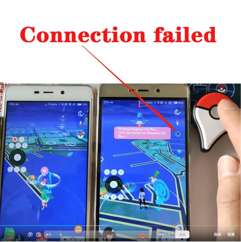 Nuovo aggiornamento compatibile con Pokemon Go Plus-ricaricabile, manuale/automatico cattura due modalità di fissaggio