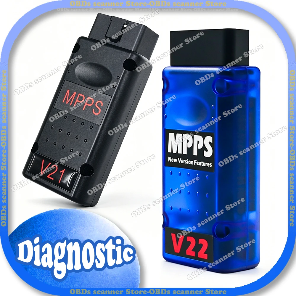 MPPS V22 Tuning ECU Chip Car Adapter mpps V21 Diagnostic Tool Breakout Tricore Cable OBD OBD2 Repair Car Tuning Free Software