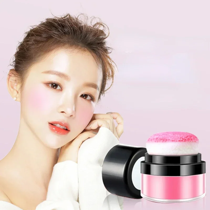 Soft Face Blusher Powder, Cheek Rouge, Nourishing, Nude Makeup, Brightening Complexion, Repair Cosmetics, 4 Colors