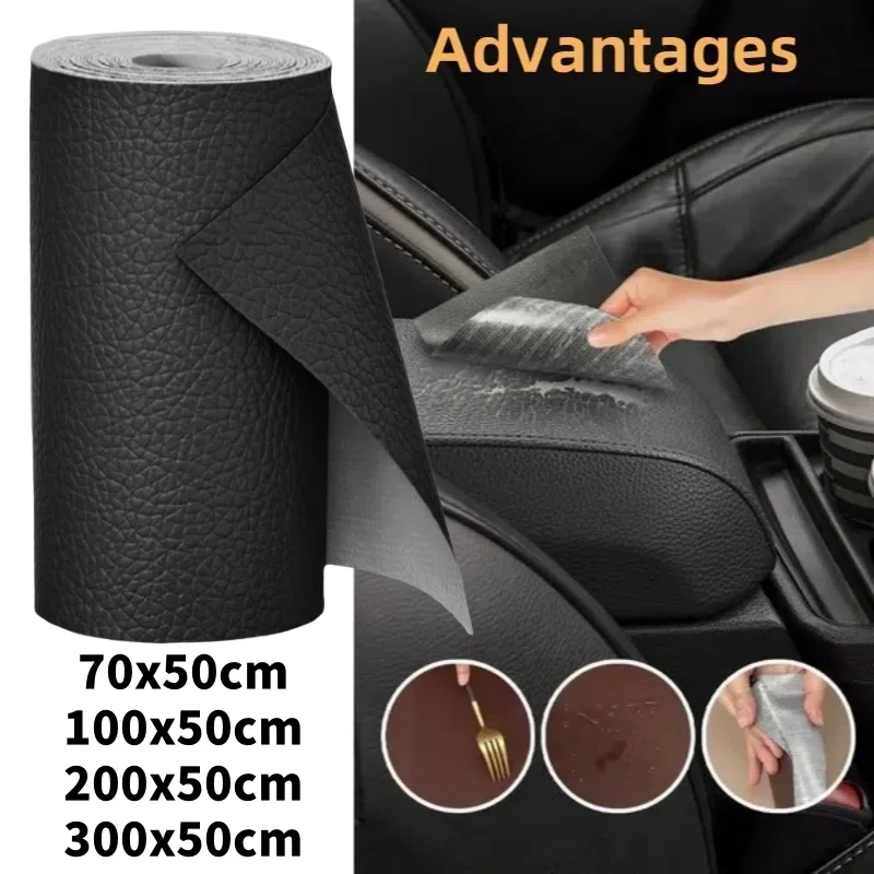 

Strong Adhesive Leather Sticker PU Self-Adhesive Leather Repair Patches Fix Sticker for Sofa Car Seat Table Chair Bag Shoes Bed
