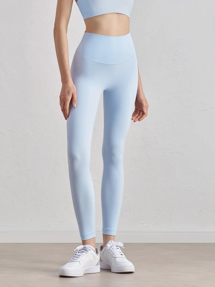 

Yoga Clothes Tights Sports Style Fitness Pants Tight Peach Hip High Waist Nude Yoga Pants Women's Outer Wear