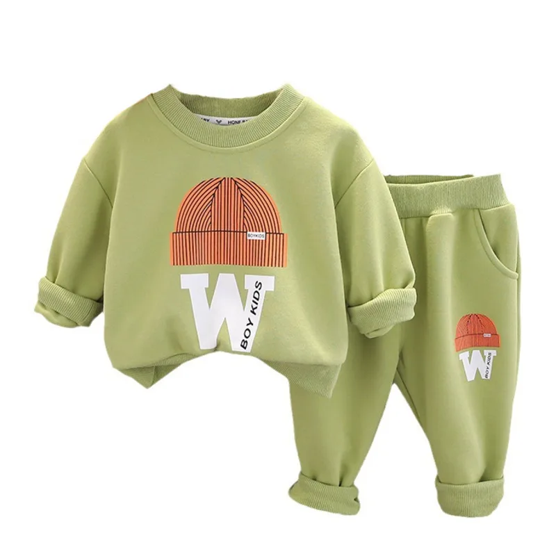 New Autumn Baby Boys Clothes Suit Children Girls Casual T-Shirt Pants 2Pcs/Sets Kids Outfits Toddler Costume Infant Tracksuits