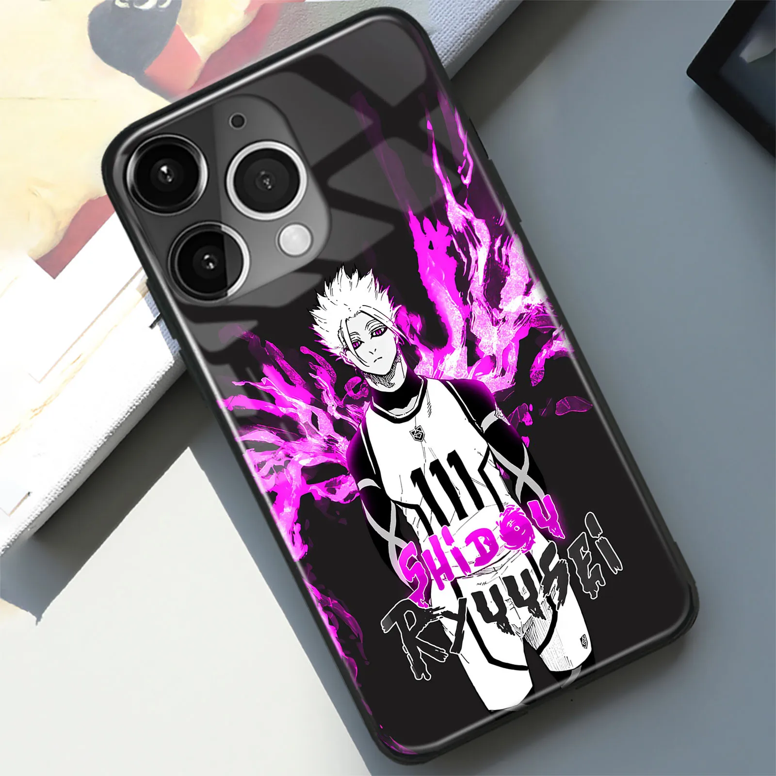 Japanese Anime Soft Silicone Glass Ryusei Shido Phone Case for iPhone Se3 7 8 14 15 Plus Xr X XS 12 13 Mini 11 14 15 Pro Max