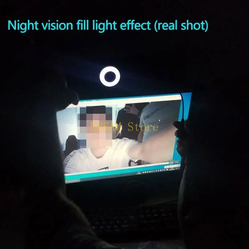 كاميرا الويب 1080P/2K/720P COMPUTY AUTOFOCUS WEBCAMERA 3 GEAR LED للبث المباشر أفضل بيع