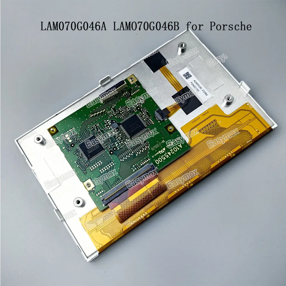 Reparo do conjunto do instrumento do carro, exposição do LCD para Porsche Panamera 971 2017 2018 2019, LAM070G046B LAM070G046A, 7"