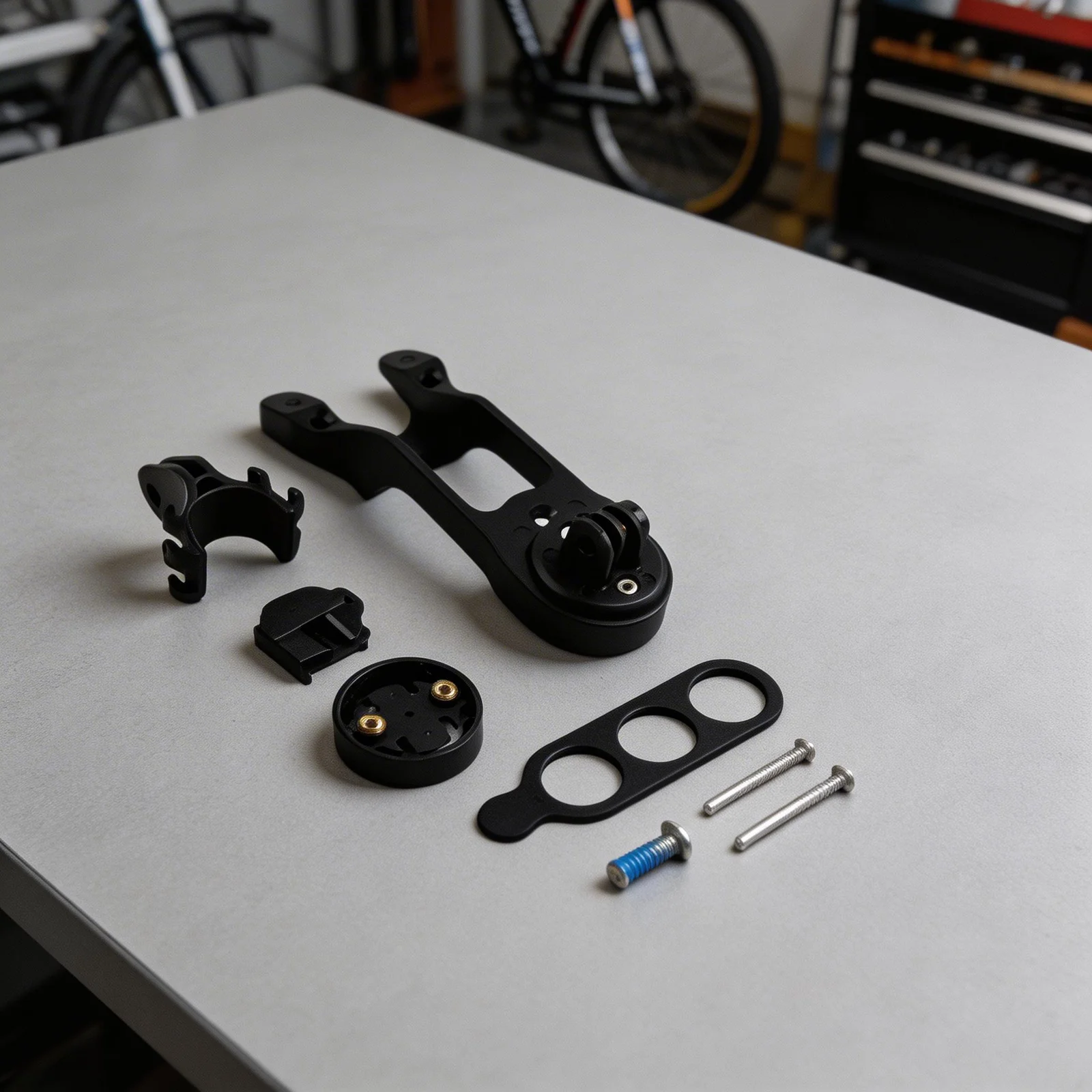 Adjustable Stopwatch Mount Bike Computer Holder Cycling Accessories for Road Bike Compatibility Streamlined Design